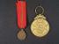 BELGIE - Pamětní medaile Leopolda II. 1865-1905 + miniatura