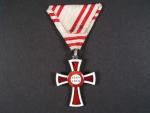 Vyznamenání za zásluhy o červený kříž, kříž II. stupně, Ag