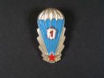 Odznak výsadkového vojska 1. třídy z obdobi 1965-1992 č.43627