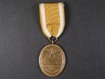 Německá pamětní medaile za budování obranného valu, původní stuha