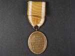 Německá pamětní medaile za budování obranného valu, původní stuha
