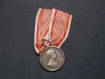 Medaile za statečnost II. třídy, Ag,puvodní vojenská stuha, vydání 1914 - 1917