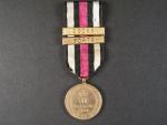 Pamětní Válečná medaile 1870-1871 pro bojovníky se štítky SEDAN a WORTH
