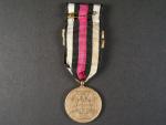 Pamětní Válečná medaile 1870-1871 pro bojovníky se štítky SEDAN a WORTH