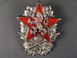 Odznak vojenské tech. akademie 1954 č.230, výrobce Zukov Ag900