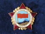 Odznak partyzanskeho svazku Čapajev, číslovaný 0893, zn. výrobce Zukov Praha