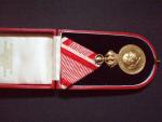 Vojenská záslužná medaile Signum Laudis F.J.I., zlacený bronz, orig.etue