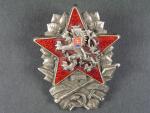 Odznak vojenské akademie 1950 č.13, výrobce Zukov Ag900