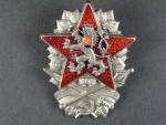 Odznak vojenské technické akademie 1954 č.342, výrobce Zukov Ag900