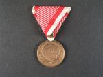 Bronzová medaile za statečnost 1914-17 nová stuha