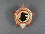 Partyzánský paradesantní odznak brigády Jana Koziny, číslovaný 438