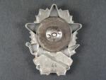 Odznak vojenské akademie 1949 č. 44, punc Ag