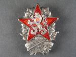 Odznak vojenské akademie 1950 č. 25, punc Ag