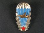 Odznak výsadkového vojska z obdobi 1965-1992 č.37498