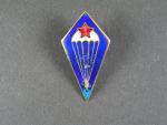 Odznak pro piloty za zakončení výsadkářského výcviku starší provedení od r. 1956 č.0640, poškozený smalt