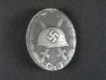 Stříbrný odznak za zranění, výrobce B.H.Mayers Pforzheim, zinek