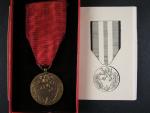 Medaile Za službu vlasti - ČSR , etue + udělovací knížka