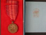 Medaile Za službu vlasti - ČSSR + etue a průkaz