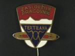 Odznak zasloužilý pracovník Textilany