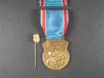 Pamětní medaile 32. pěšího pluku GARDSKÉHO + miniatura