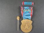 Pamětní medaile 32. pěšího pluku GARDSKÉHO + miniatura