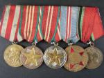 Medaile 40 let ozbrojených sil SSSR, Služební medaile za 10,15 let pro ozbr. síly, Medaile 50 a 70 let ozbr. sil SSSR