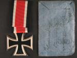 Železný kříž II. stupně 1939, výrobce Herman Aurich, Dresden + udělovací sáček