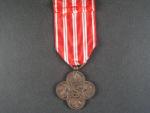 Československý válečný kříž 1918, síla 3mm