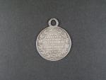 Vojenská záslužná medaile dolnorakouské mobilizační výzvy z roku 1797, otřelá