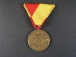 Pamětní Bosensko Hercegovská medaile, otřelá, původní stuha