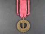 Pamětní medaile čs. armády v zahraničí se štítky SSSR, Velká Británie a Střední Východ