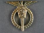 Pilotní odznak udělovaný za zásluhy o výstavbu nebo dlouholetou službu u letectva, výrobce Zukov Praha