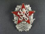 Odznak vojenské technické akademie 1954 č.567, výrobce Zukov Ag900