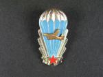Odznak výsadkového vojska z obdobi 1965-1992 č.39024