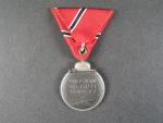 Pamětní medaili na tažení na východ na rakouské stuze