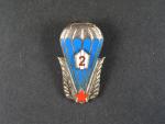 Odznak výsadkového vojska 2.třídy období let 1962-65 č.12785