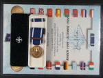 Medaile NATO za službu v Jugoslávii + dekret a etue