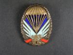 Odznak výsadkového vojska 1949-51 č.30616