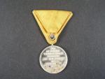 Medaile za 40 let pro hasiče a záchranáře rakouské spolkové země Niederösterreich