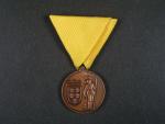 Medaile za 25 let pro hasiče a záchranáře rakouské spolkové země Niederösterreich
