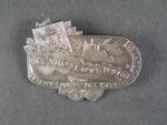 Pamětní odznak ČS armády ve Velké Británii, výrobce H.W.Miller