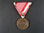 Bronzová medaile za statečnost, vydání 1914 - 1917