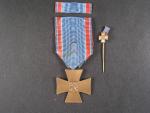 Pamětní odznak čs dobrovolce z let 1918-19 + miniatura