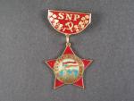 Čestný odznak I. a II. partyzánské brigády M.R.Štefánika, výrobce kovoznak Lipt. Hrádok