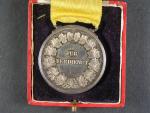 Stříbrná Záslužná medaile Friedricha I. 1869-81 + etue