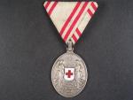 Stříbrná čestná medaile za zásluhy o červený kříž, postříbřená