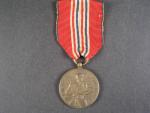 Sokolovská pamětní medaile + dekret