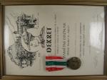 Pamětní medaile 31. pěšího pluku - ARCO + dekret