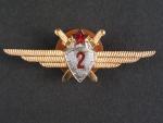 Odznak třídního specialisty letectva 1954-68. Pilot 2.tř.
