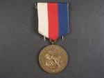 Řád Slovenského národního povstání pamětní medaile bez značky K + dekret